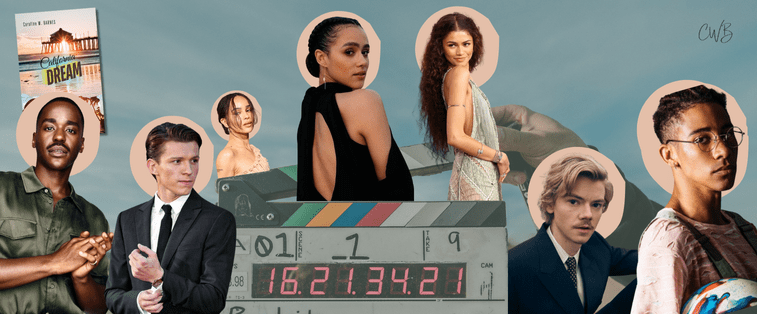 Illustration casting parfait avec Nathalie Emmanuel, Zendaya, Tom Holland, Ncuti Gatwa, Zoë Kravitze, Thomas Brodie-Sangster et Keiynan Lonsdale